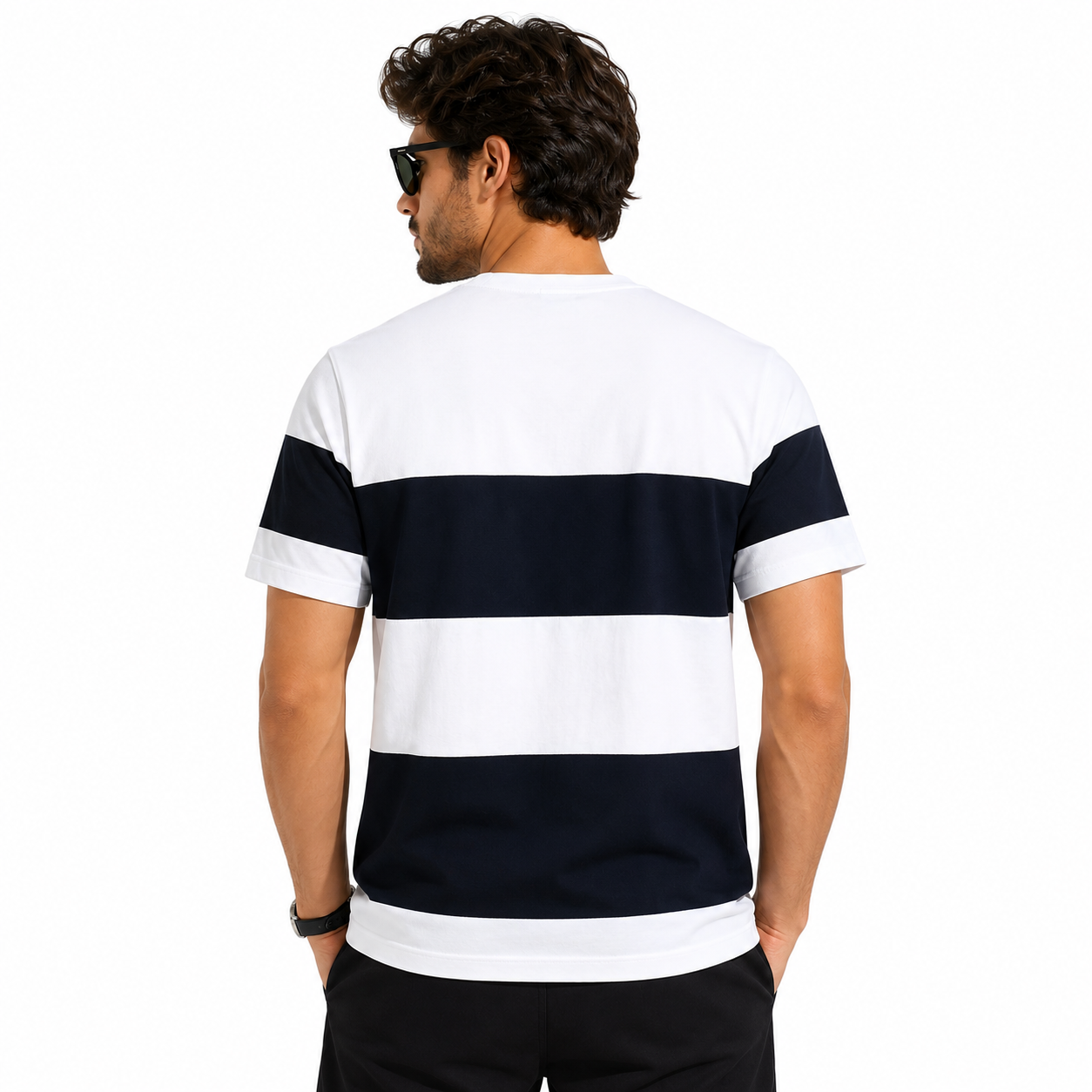 Men’s Classic Striped Casual T-Shirt
