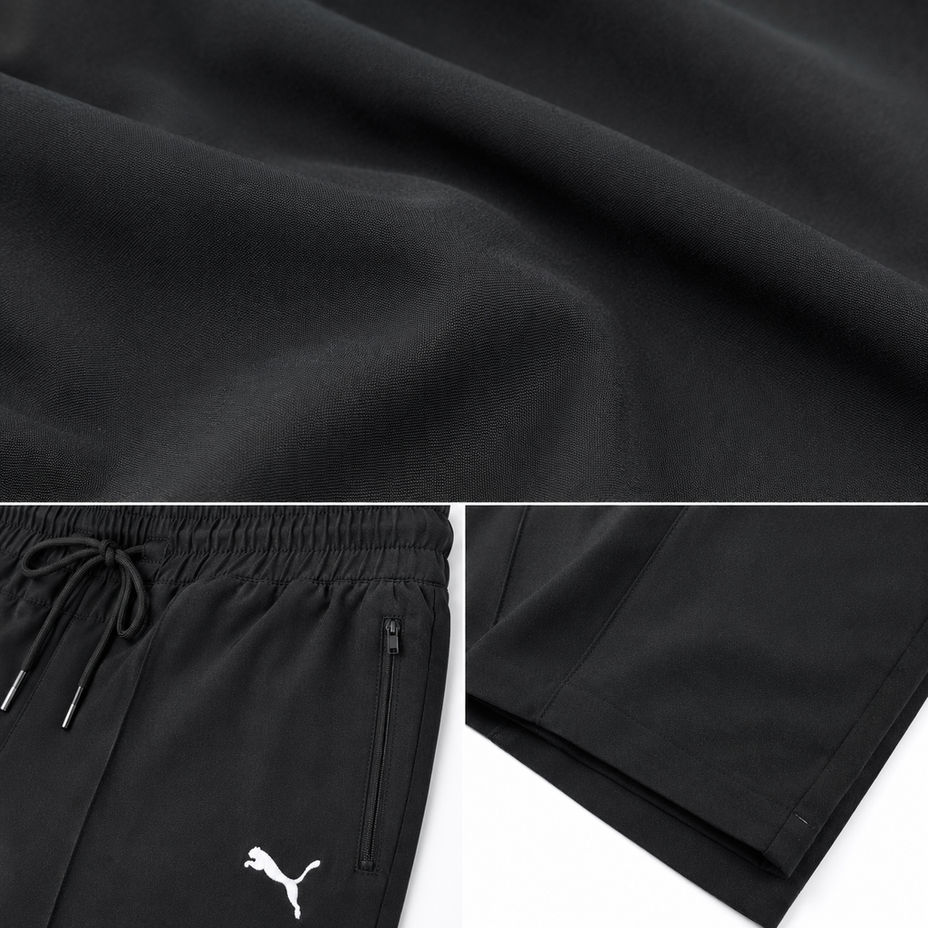 Premium Black Casual Track Pants for Men